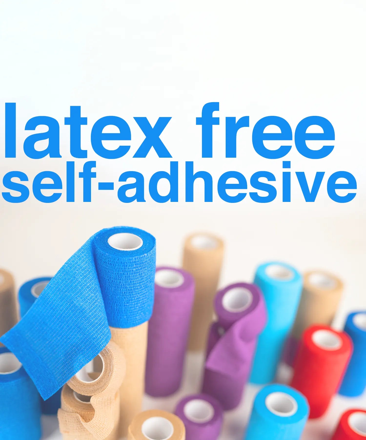 latex-free, self adhesive e-ban compression bandages